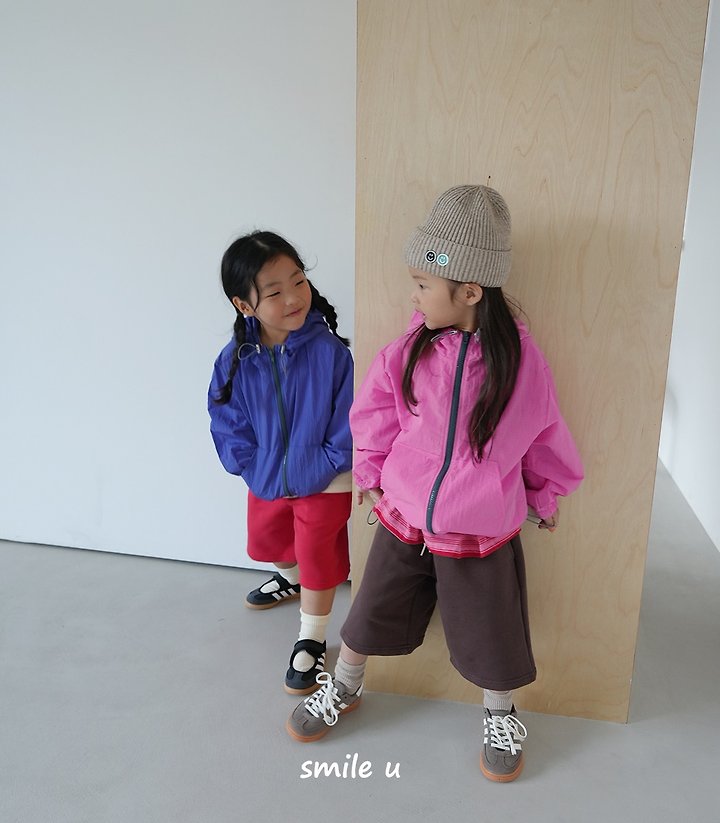 Smile U - Korean Children Fashion - #discoveringself - Love Rib Zip-up - 3