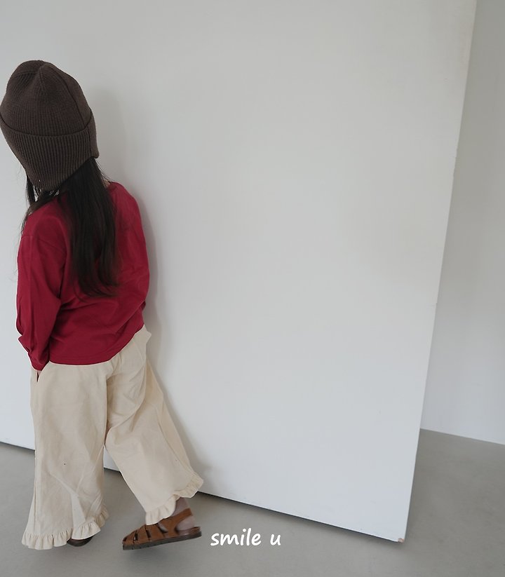 Smile U - Korean Children Fashion - #fashionkids - Corduroy Frill Pants - 11
