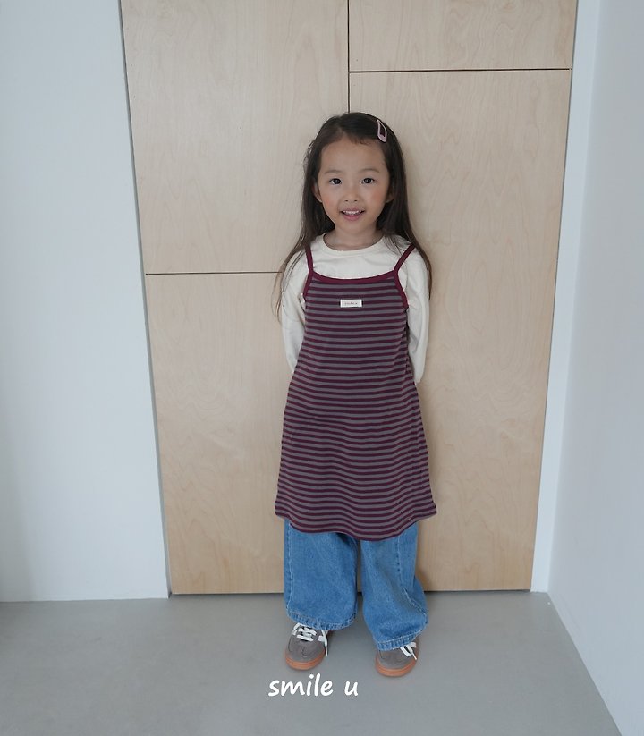 Smile U - Korean Children Fashion - #fashionkids - Camel One-piece - 6