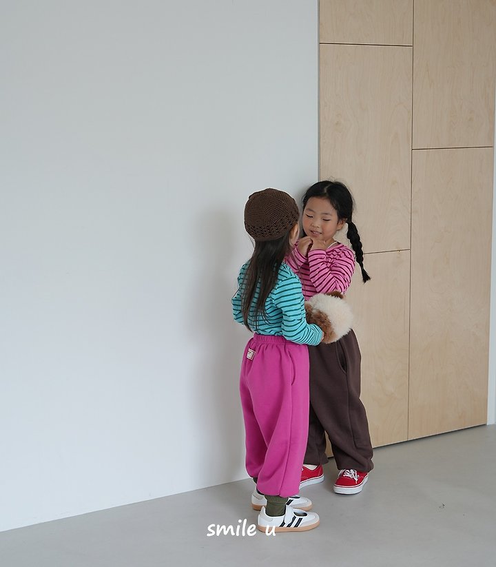 Smile U - Korean Children Fashion - #fashionkids - Piping Stripe Tee - 3