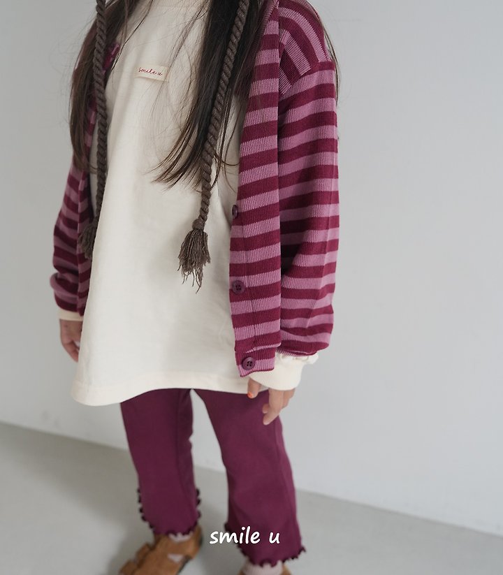 Smile U - Korean Children Fashion - #fashionkids - Bootscut Pants - 11