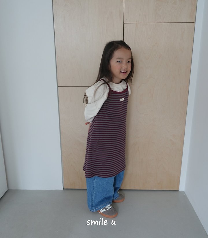 Smile U - Korean Children Fashion - #kidsshorts - Camel One-piece - 7