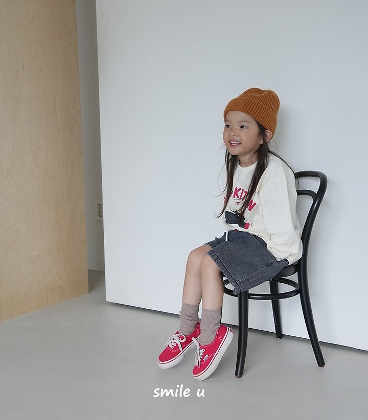 Smile U - Korean Children Fashion - #kidsshorts - Cat Tee - 11