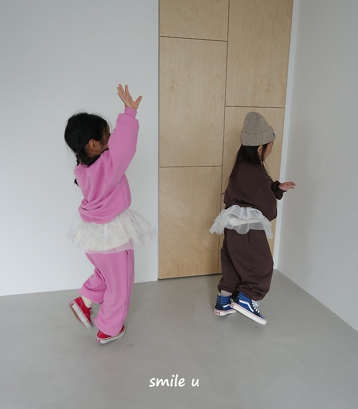 Smile U - Korean Children Fashion - #kidsshorts - Layered Skirt - 9