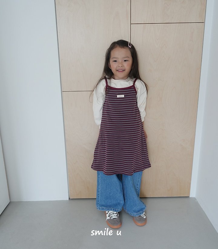 Smile U - Korean Children Fashion - #kidsstore - Camel One-piece - 8