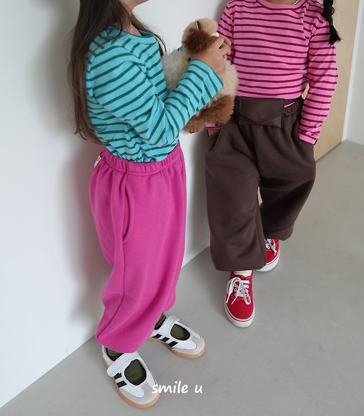 Smile U - Korean Children Fashion - #kidsstore - Juri Jogger Pants - 3