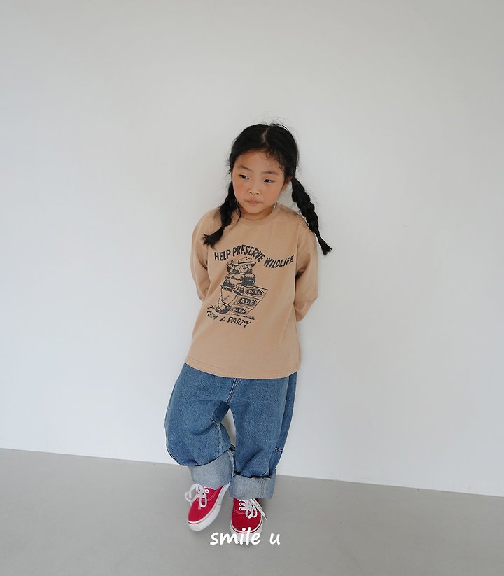 Smile U - Korean Children Fashion - #kidsstore - Party Bear Tee - 5