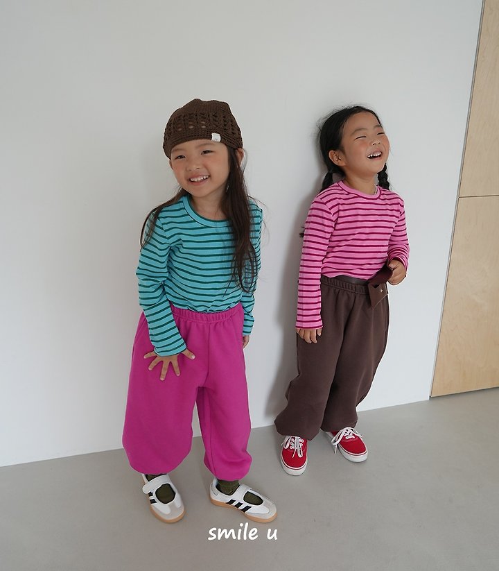 Smile U - Korean Children Fashion - #kidsstore - Juri Jogger Pants - 4
