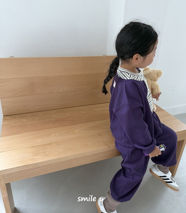 Smile U - Korean Children Fashion - #minifashionista - Waffle Cardigan - 12