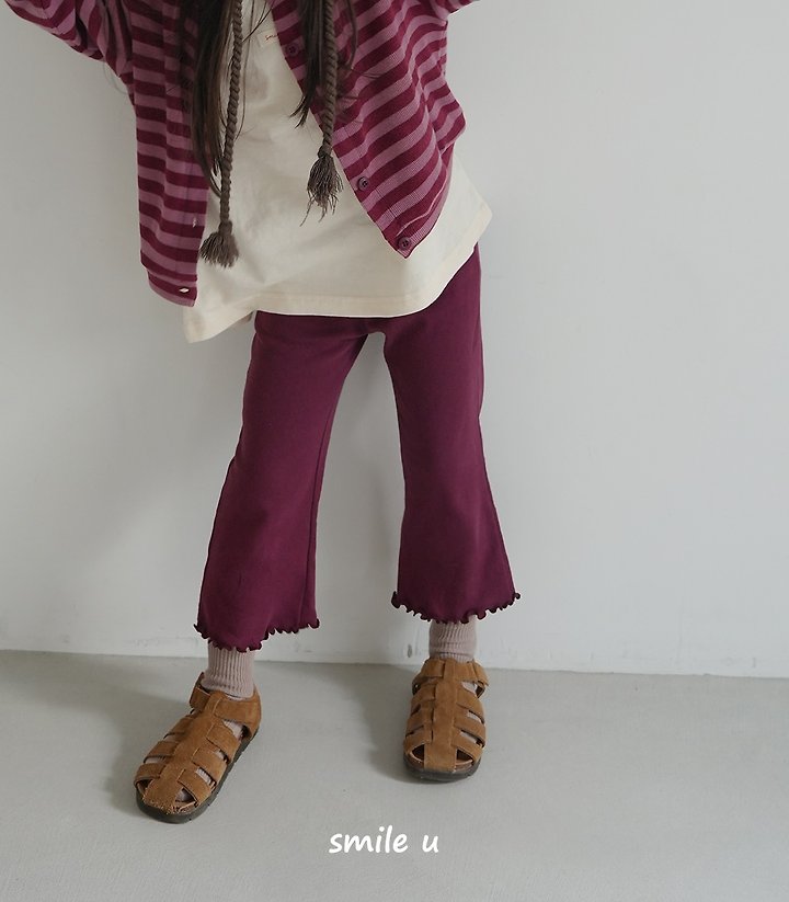 Smile U - Korean Children Fashion - #prettylittlegirls - Bootscut Pants - 5