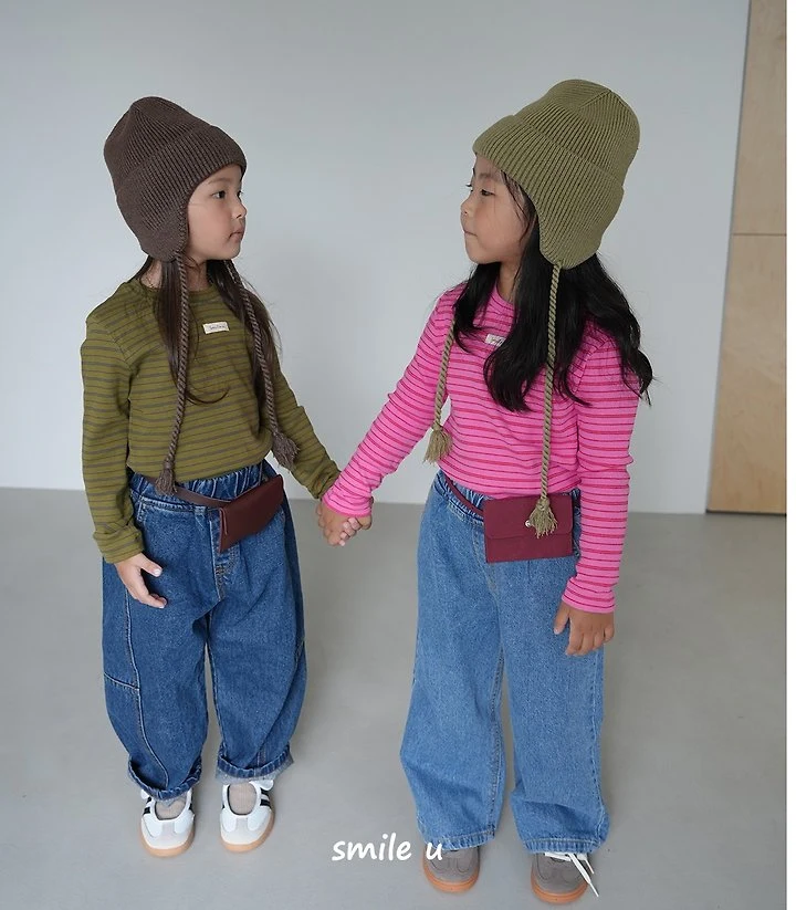 Smile U - Korean Children Fashion - #minifashionista - Basic Denim Pants - 4