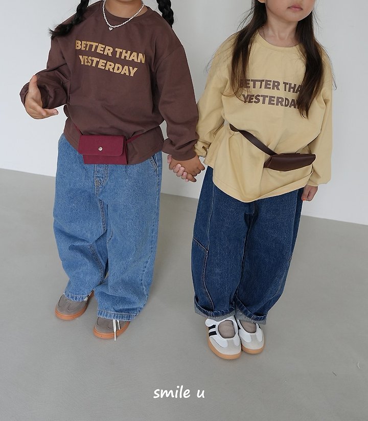 Smile U - Korean Children Fashion - #prettylittlegirls - Butter Tee - 3