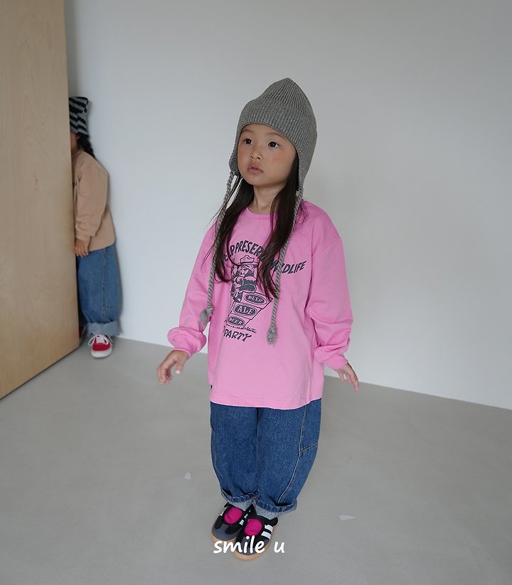 Smile U - Korean Children Fashion - #prettylittlegirls - Party Bear Tee - 11