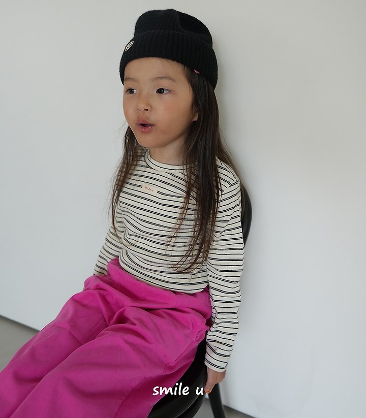 Smile U - Korean Children Fashion - #stylishchildhood - Corduroy Frill Pants - 6