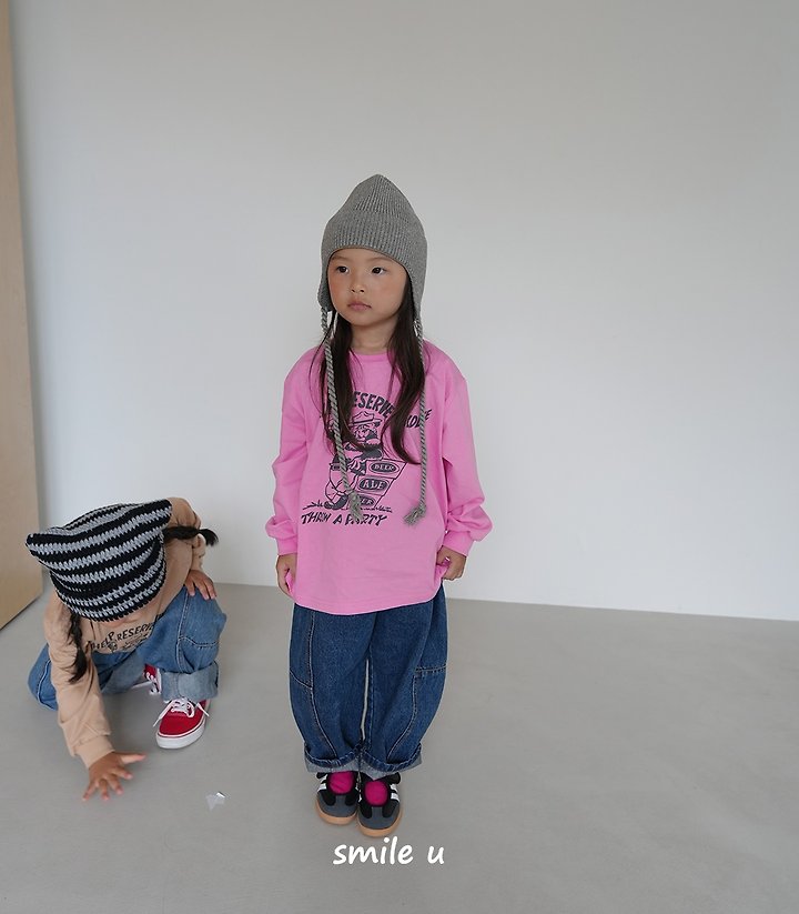 Smile U - Korean Children Fashion - #todddlerfashion - Party Bear Tee - 12