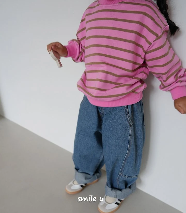 Smile U - Korean Children Fashion - #todddlerfashion - Line Sweatshirts - 10