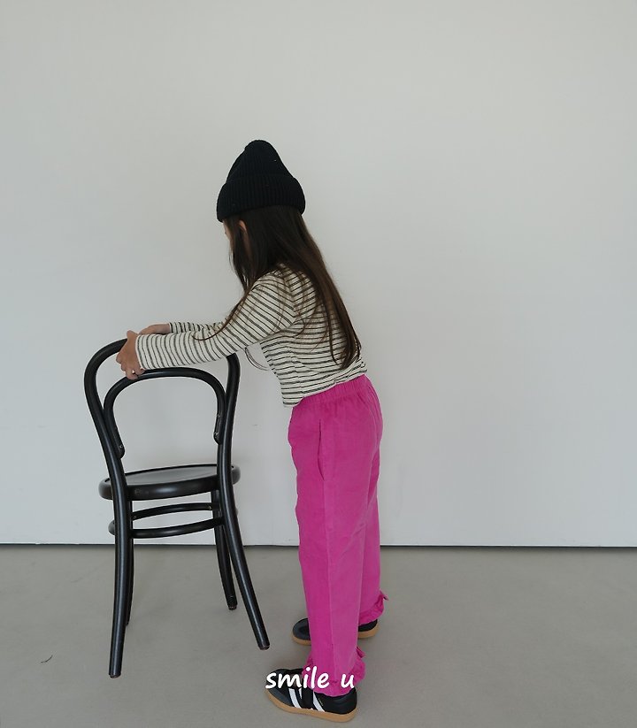 Smile U - Korean Children Fashion - #toddlerclothing - Corduroy Frill Pants - 5