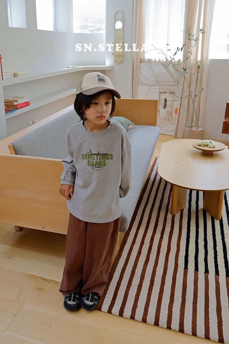 Sn.stella - Korean Children Fashion - #kidzfashiontrend - Sometime Tee - 4
