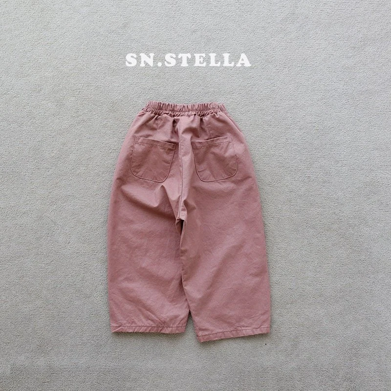Sn.stella - Korean Children Fashion - #Kfashion4kids - Peach Pants - 10