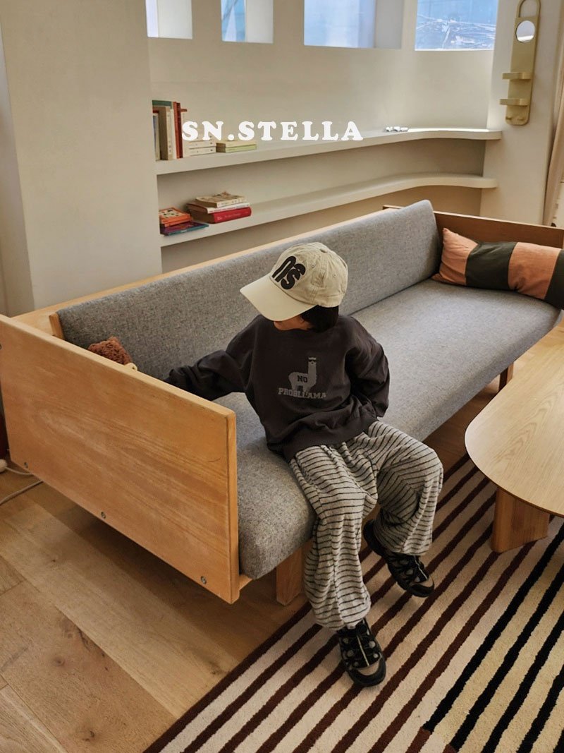 Sn.stella - Korean Children Fashion - #prettylittlegirls - Stripe Jogger Pants - 4