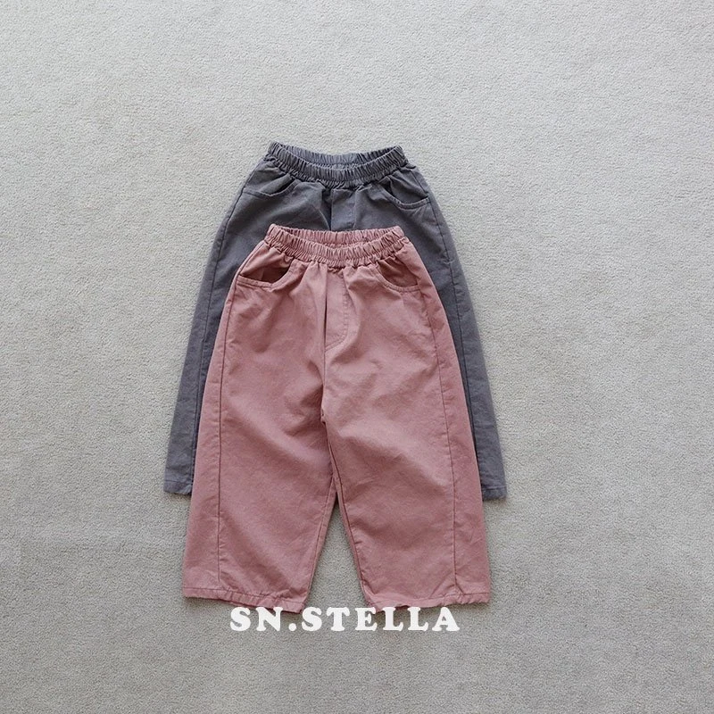Sn.stella - Korean Children Fashion - #childofig - Peach Pants