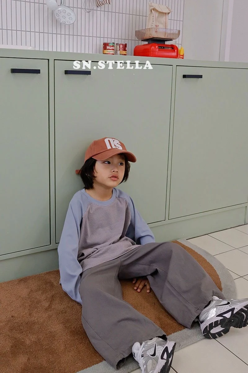 Sn.stella - Korean Children Fashion - #designkidswear - Plum Loose Pants - 6