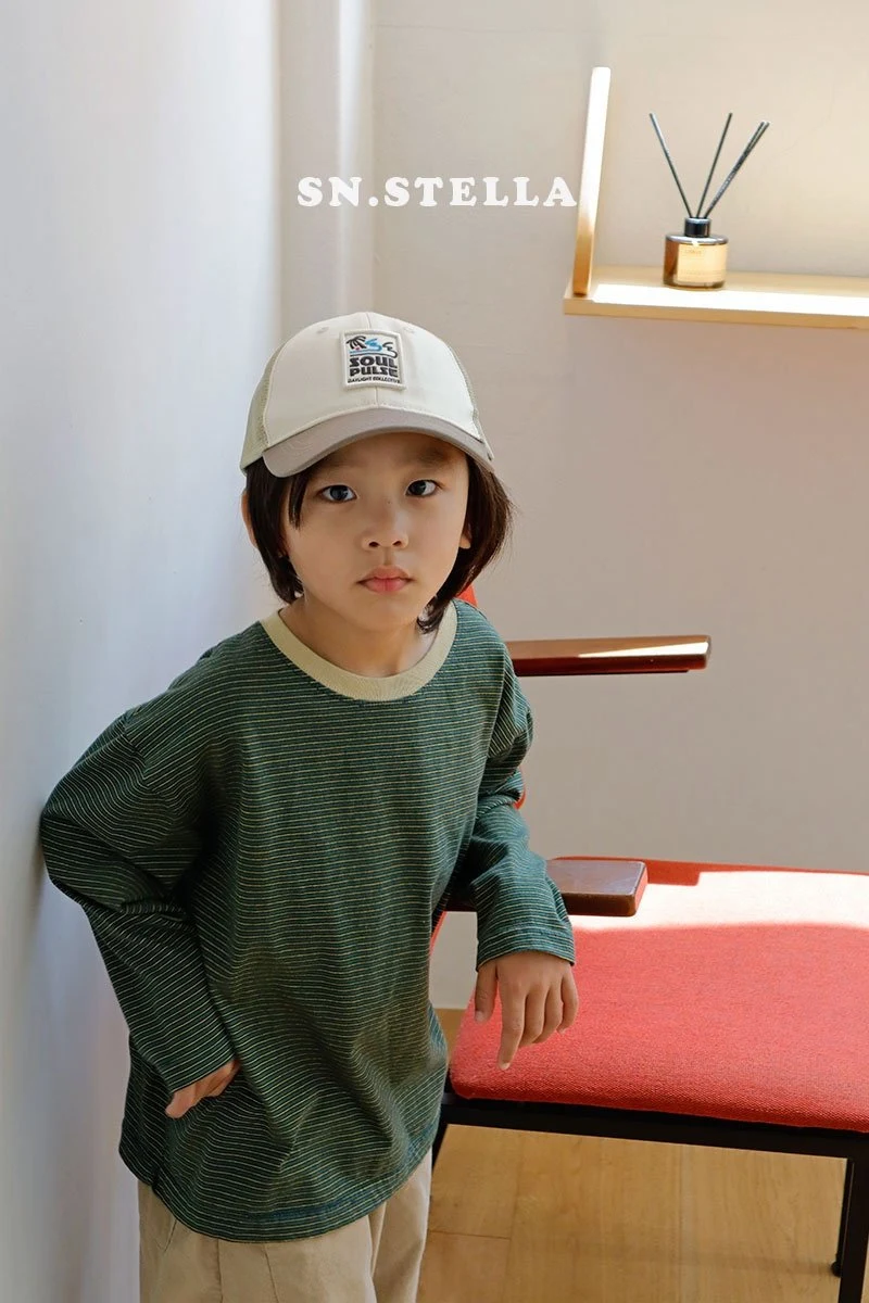 Sn.stella - Korean Children Fashion - #designkidswear - Soso Stripe Tee - 3