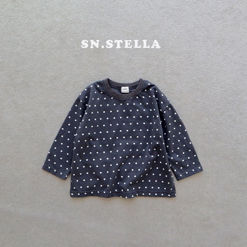 Sn.stella - Korean Children Fashion - #discoveringself - Fall Dot Tee - 11