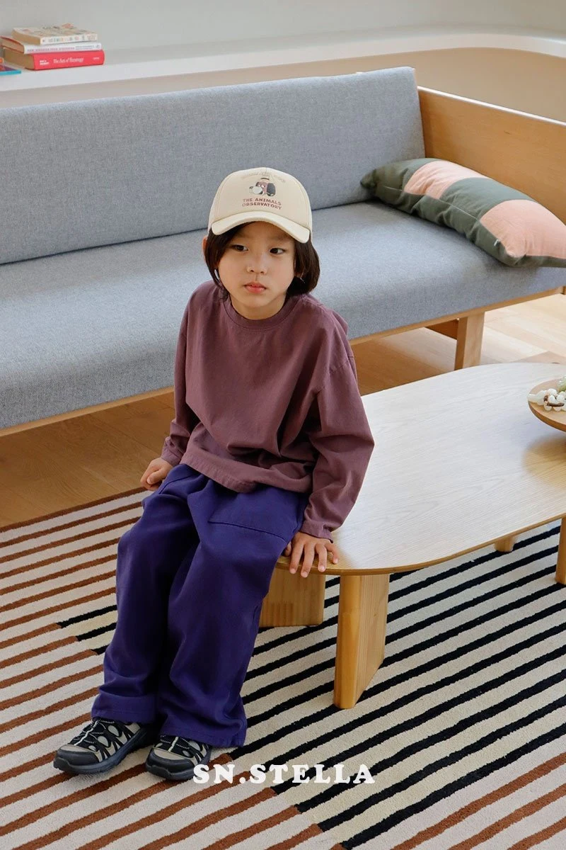 Sn.stella - Korean Children Fashion - #kidsshorts - Smile Tee - 6