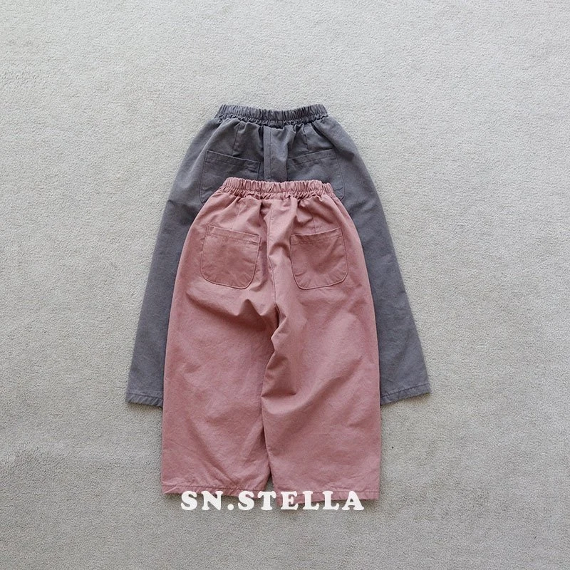 Sn.stella - Korean Children Fashion - #kidsstore - Peach Pants - 8