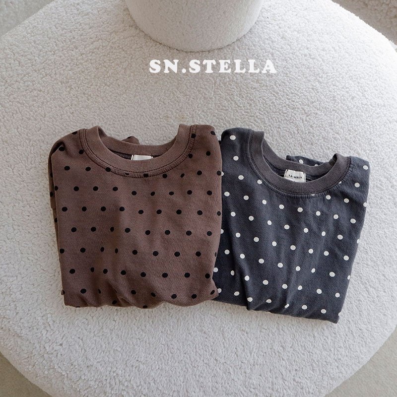 Sn.stella - Korean Children Fashion - #kidzfashiontrend - Fall Dot Tee