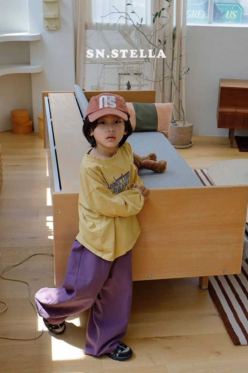 Sn.stella - Korean Children Fashion - #kidzfashiontrend - Plum Loose Pants - 11