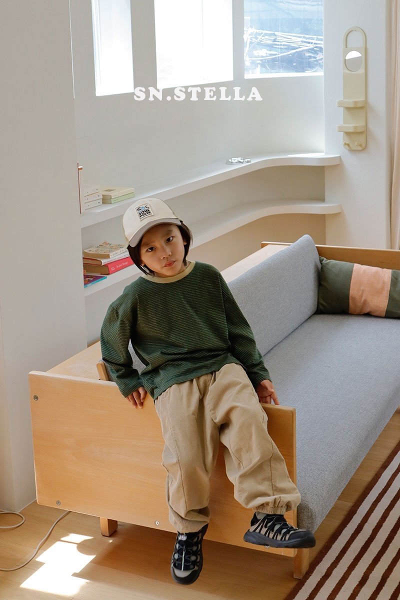 Sn.stella - Korean Children Fashion - #minifashionista - Golden Jogger Pants - 4