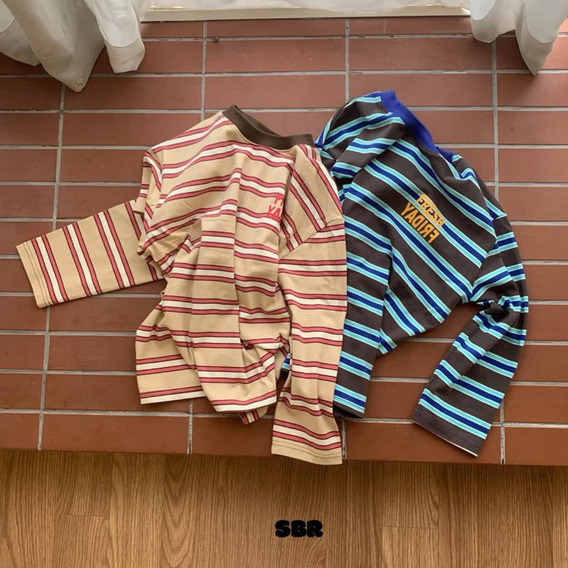 Soboroo - Korean Children Fashion - #childrensboutique - Dought Stripe Tee - 10