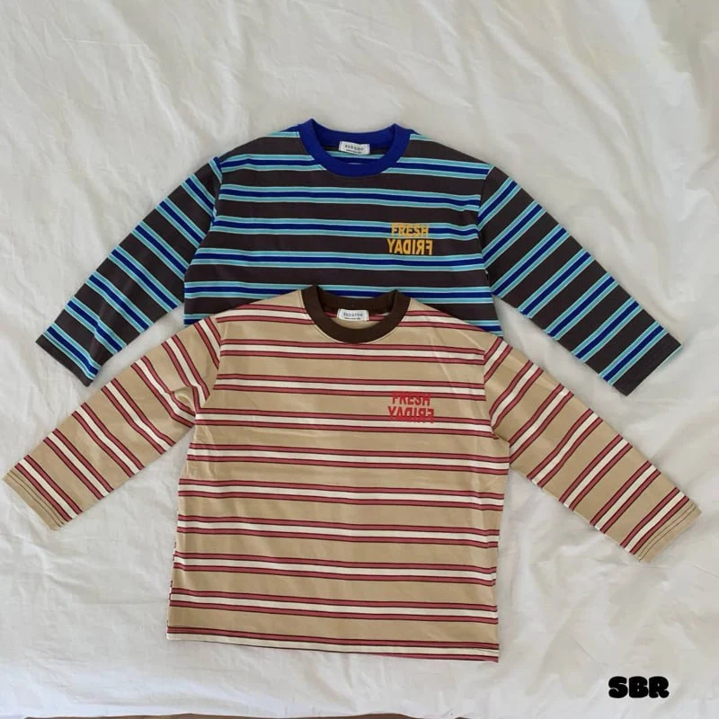 Soboroo - Korean Children Fashion - #designkidswear - Dought Stripe Tee - 11