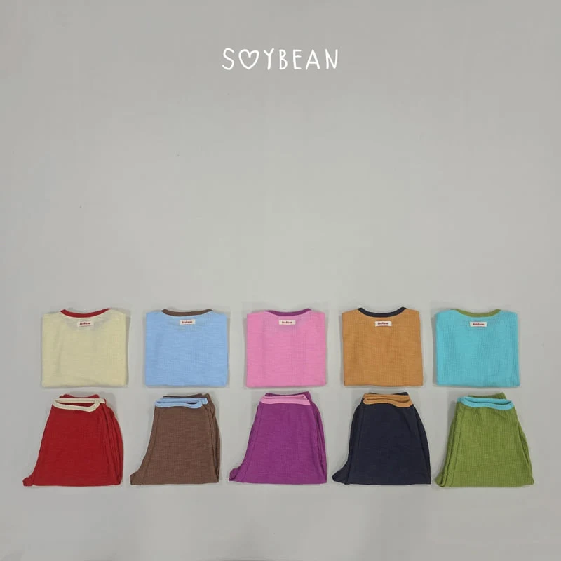 Soybean - Korean Children Fashion - #Kfashion4kids - Loose Fit Collar Loungewear