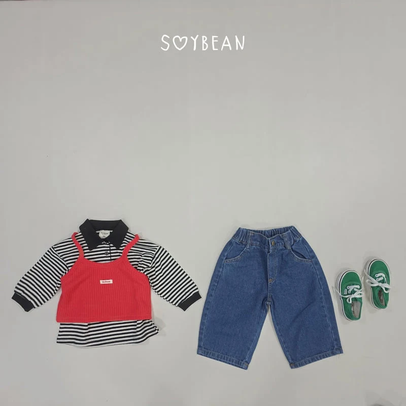 Soybean - Korean Children Fashion - #Kfashion4kids - Open Denim Pants - 12