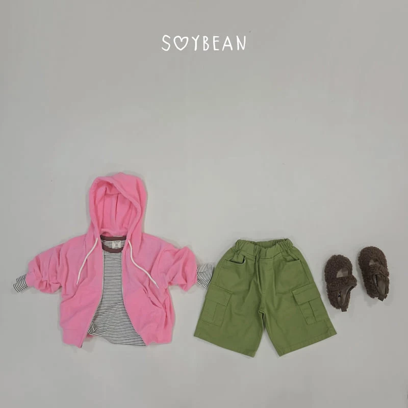 Soybean - Korean Children Fashion - #Kfashion4kids - Soft Hooded Zip-Up - 10