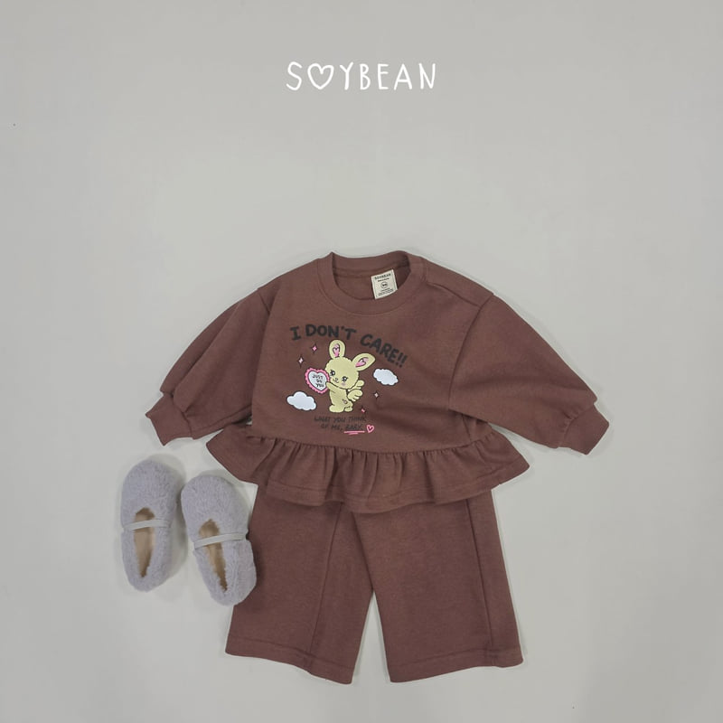 Soybean - Korean Children Fashion - #Kfashion4kids - Bunny Frill Wide Top and Bottom Set - 8