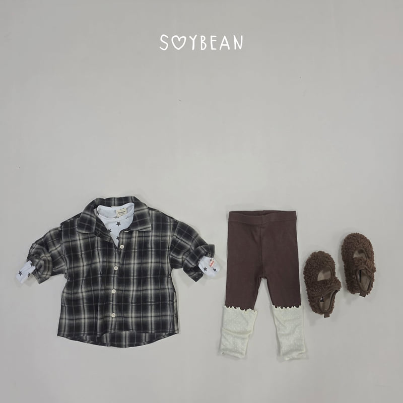 Soybean - Korean Children Fashion - #Kfashion4kids - Plaid Boxy Shirt - 10