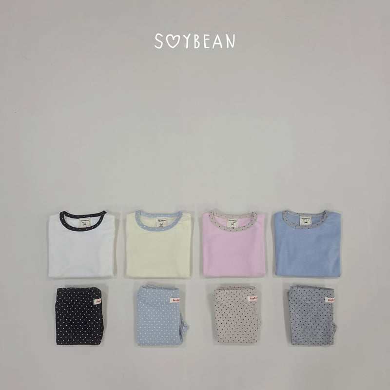 Soybean - Korean Children Fashion - #Kfashion4kids - Heart-Flutter Dot Loungewear - 7