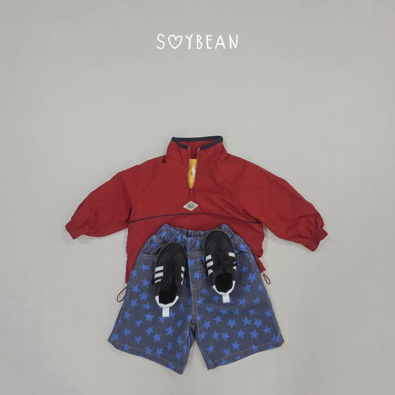 Soybean - Korean Children Fashion - #kidzfashiontrend - Star Bermuda Pants - 4