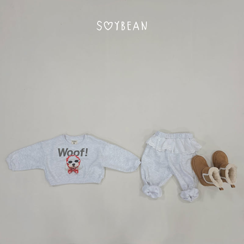 Soybean - Korean Children Fashion - #childofig - Mong Mong Frill Top and Bottom Set - 6