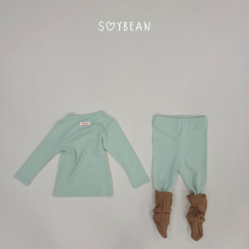 Soybean - Korean Children Fashion - #childofig - Striped Loungewear - 3