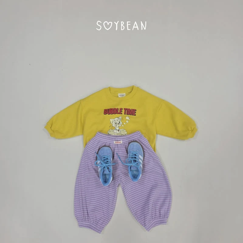 Soybean - Korean Children Fashion - #childofig - Striped Balloon Jogger Pants - 3