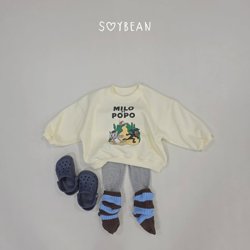 Soybean - Korean Children Fashion - #childofig - Milo Popo Sweatshirt - 5