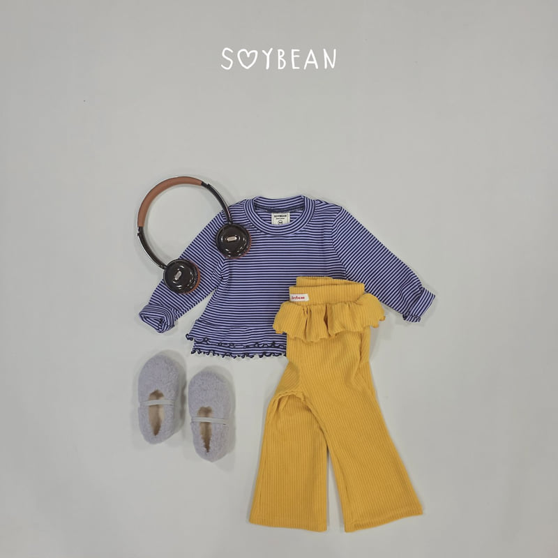 Soybean - Korean Children Fashion - #childofig - Frill Flared Pants - 4