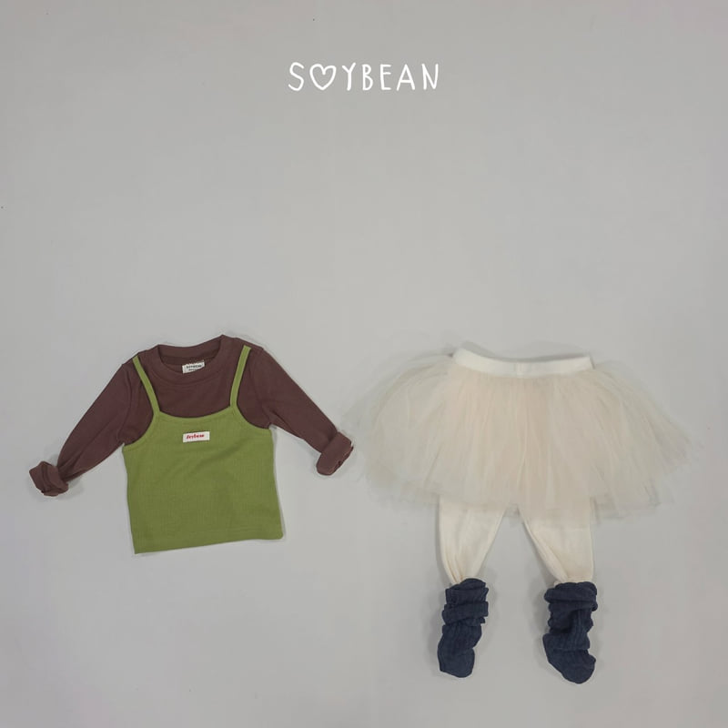 Soybean - Korean Children Fashion - #childofig - Two-in-One Layered Tee - 10