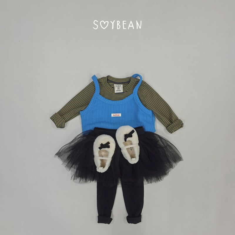 Soybean - Korean Children Fashion - #prettylittlegirls - Knit Crop Bustier - 4