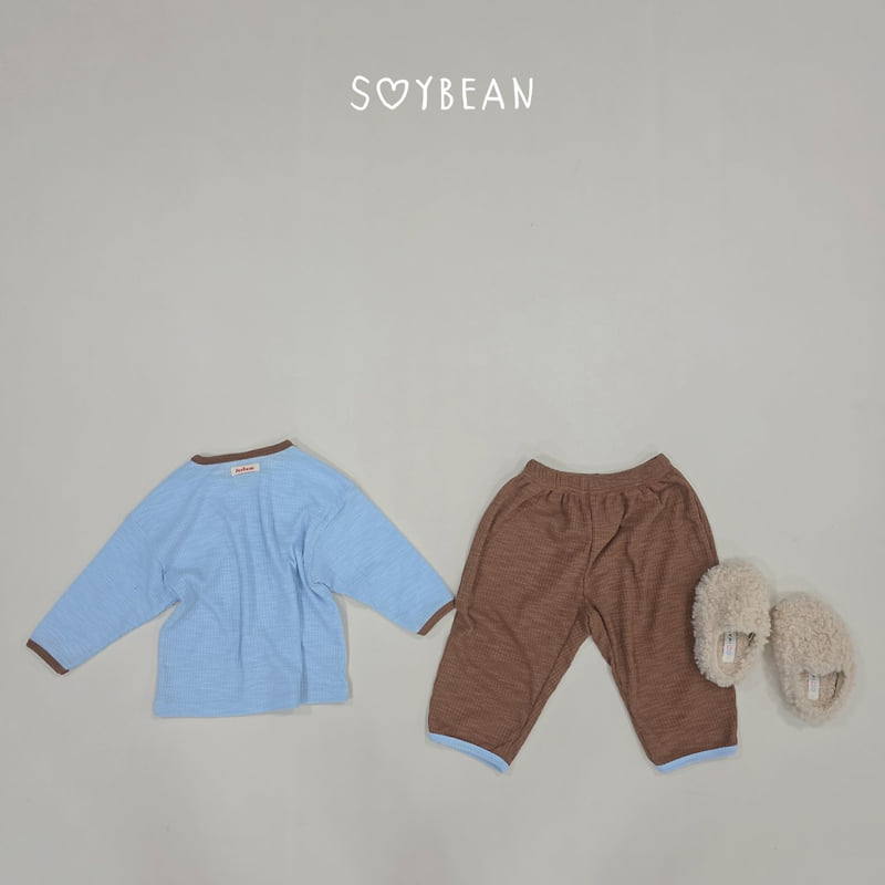 Soybean - Korean Children Fashion - #childrensboutique - Loose Fit Collar Loungewear - 8